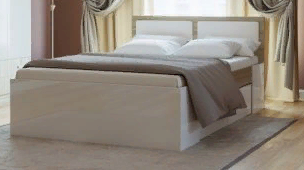 Кровать КР 1600 4Я с ящиками Беатрис (Памир)